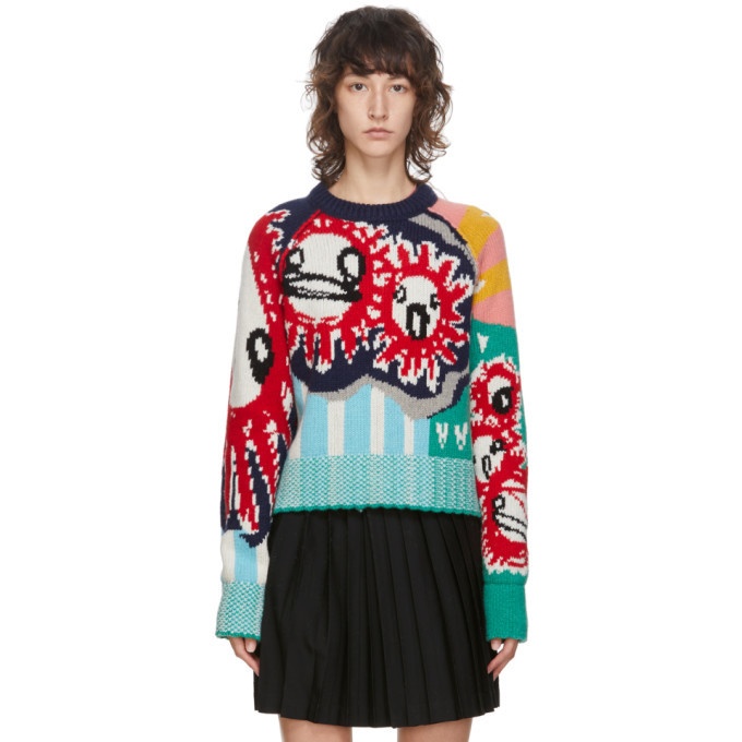 Charles Jeffrey Loverboy Multicolor Guddle Tassle Sweater
