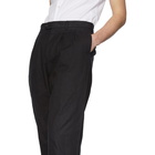 Junya Watanabe Black Gabardine Trousers