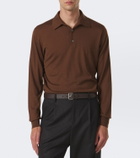 Thom Sweeney Cashmere and silk polo sweater