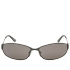 Balenciaga BB0336S Sunglasses in Black/Grey