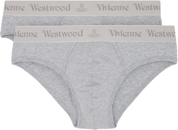 Photo: Vivienne Westwood Two-Pack Gray Cotton Briefs