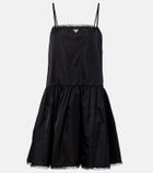 Prada Re-Nylon lace-trimmed minidress