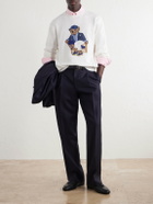 Polo Ralph Lauren - Polo Bear-Jacquard Cotton Sweater - White