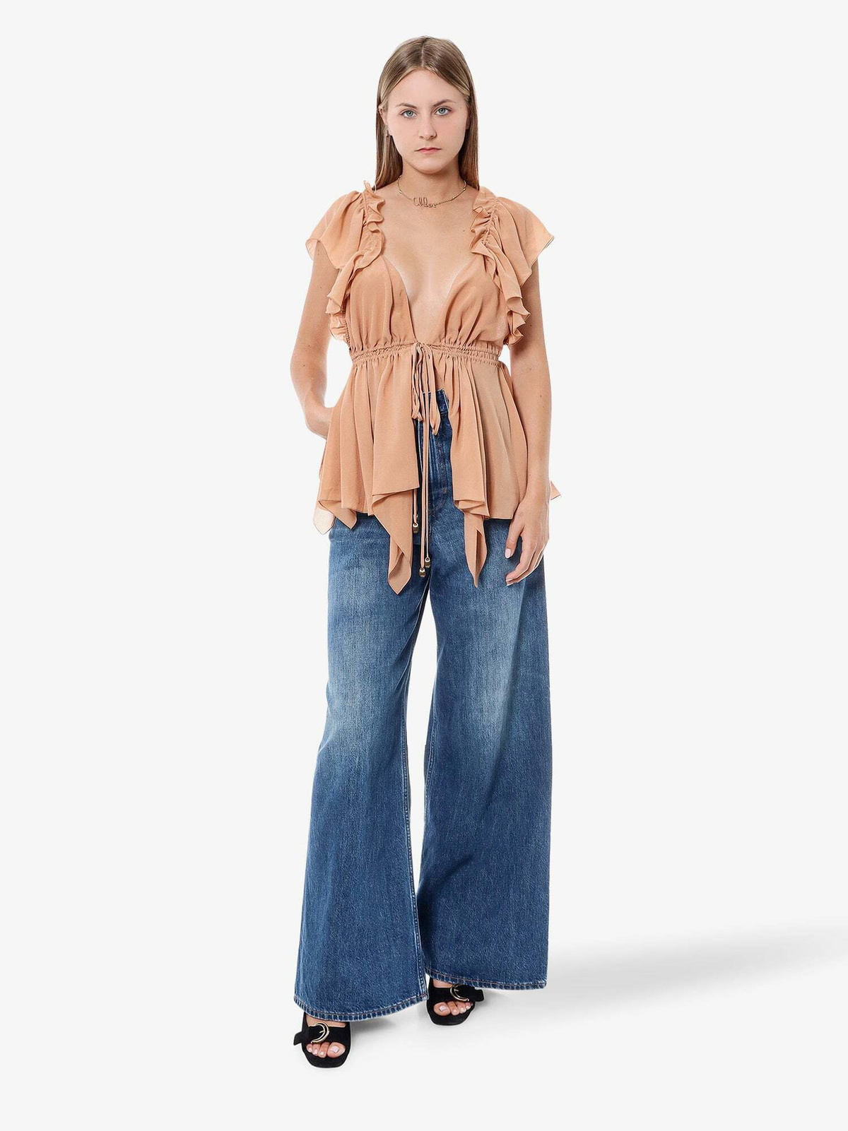 Chloe' Pink Top Womens