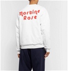 Martine Rose - Reversible Printed Cotton-Jersey Sweatshirt - White