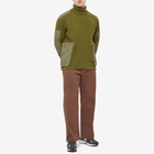 Norbit by Hiroshi Nozawa Men's Cordura Knit Turtle Neck Sweat in Olive
