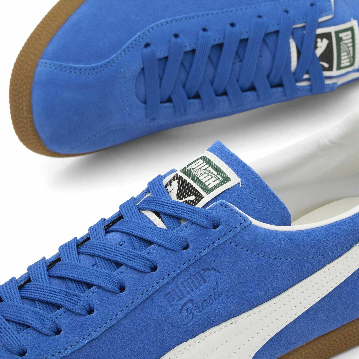 PUMA Brasil プーマブラジル ViViD Blue 26.5センチ Puma Brasil Sneaker in Vivid Blue/White Puma