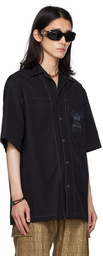 Versace Black 'La Colonna' Shirt