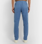Boglioli - Light-Blue Slim-Fit Cotton-Corduroy Drawstring Suit Trousers - Blue