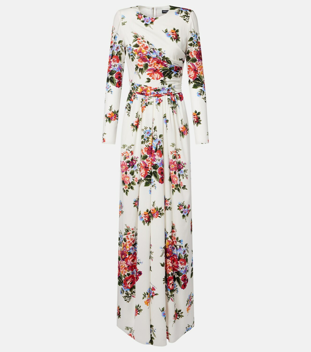 Dolce&Gabbana Floral silk-blend charmeuse gown