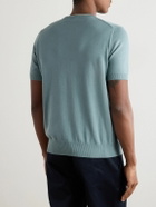 Canali - Slim-Fit Cotton T-Shirt - Blue