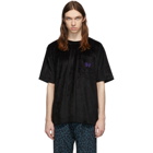 Needles Black Velour T-Shirt