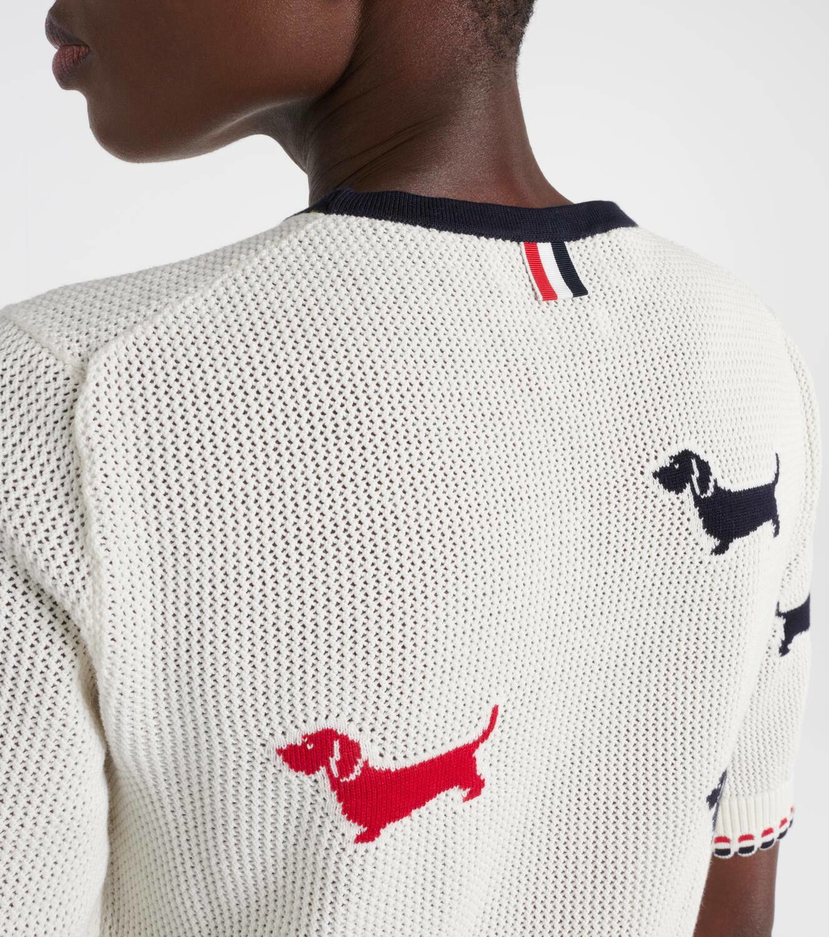 Thom Browne Hector pointelle cotton top