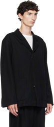 Kiko Kostadinov Black Votive Zip Blazer