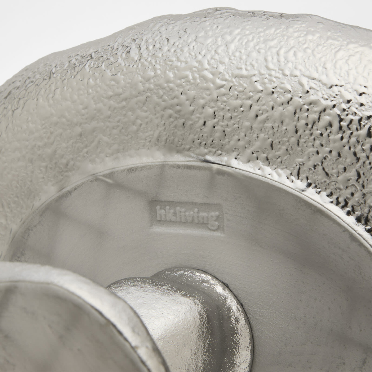 HKliving Chrome Plateau in Rough 