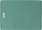 Tekla Green & White Terry Bath Mat