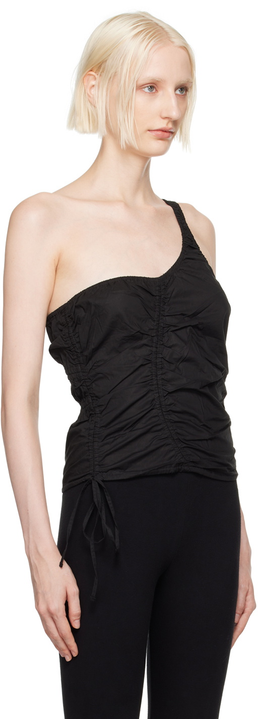 Deiji Studios Black Scrunchie Top