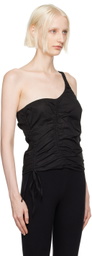 Deiji Studios Black Scrunchie Top