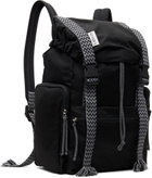 Lanvin Black Curb Nylon Backpack