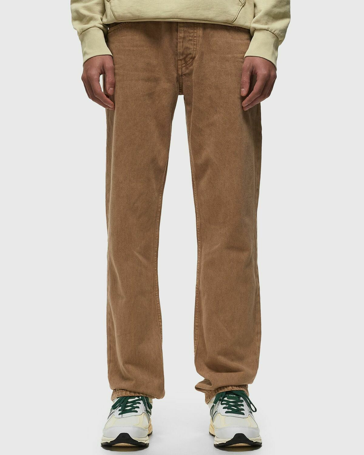 Helmut Lang Brown Bootcut Leather Pants Helmut Lang