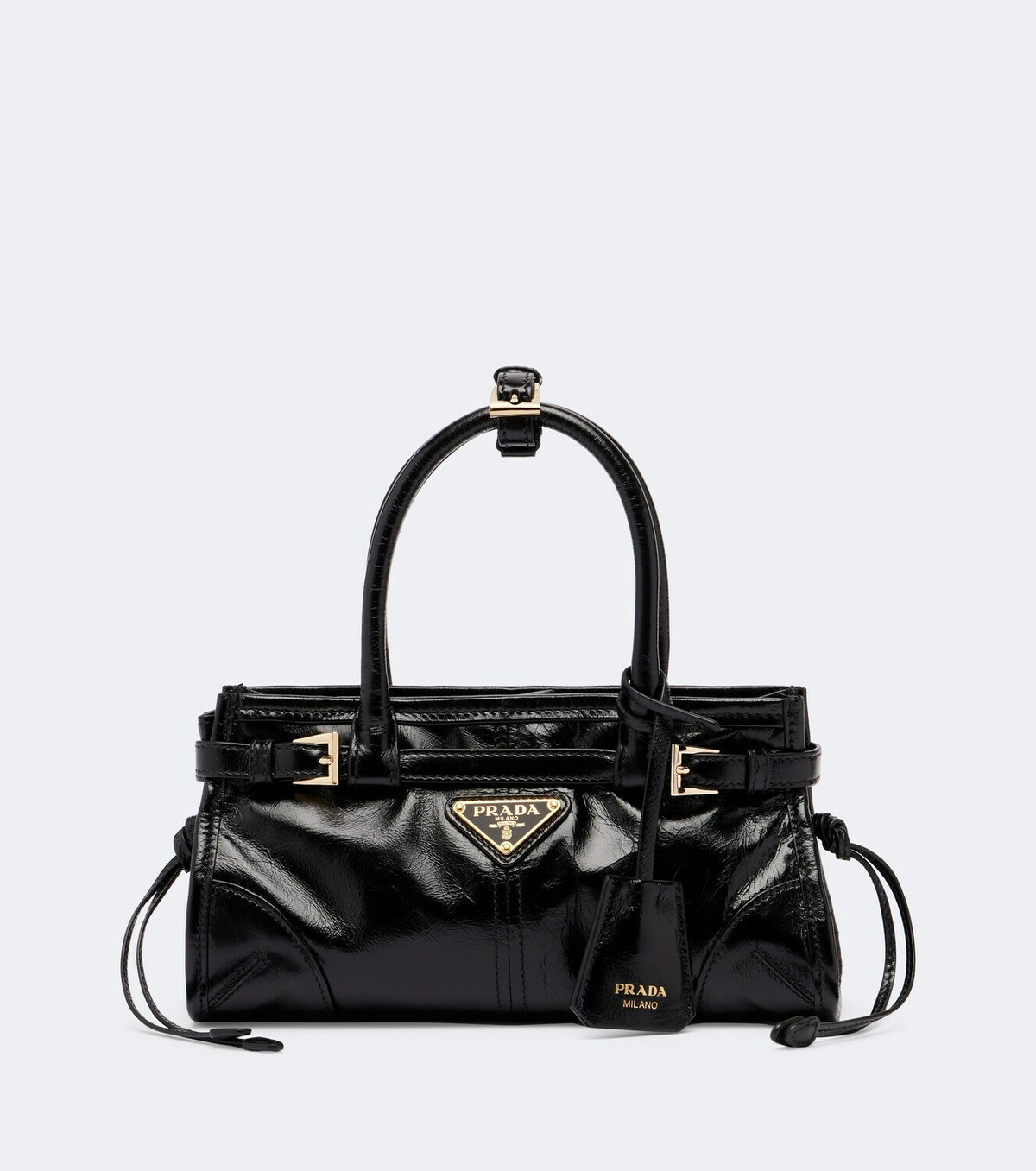 Prada Prada Bonnie Mini leather top-handle bag