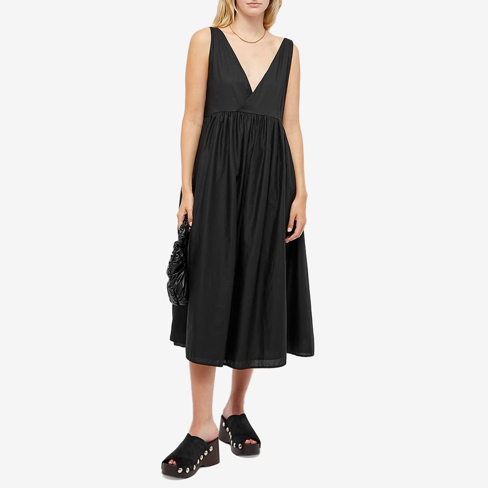 Deiji Studios Women's Brushed Midi Dress in Black Deiji Studios