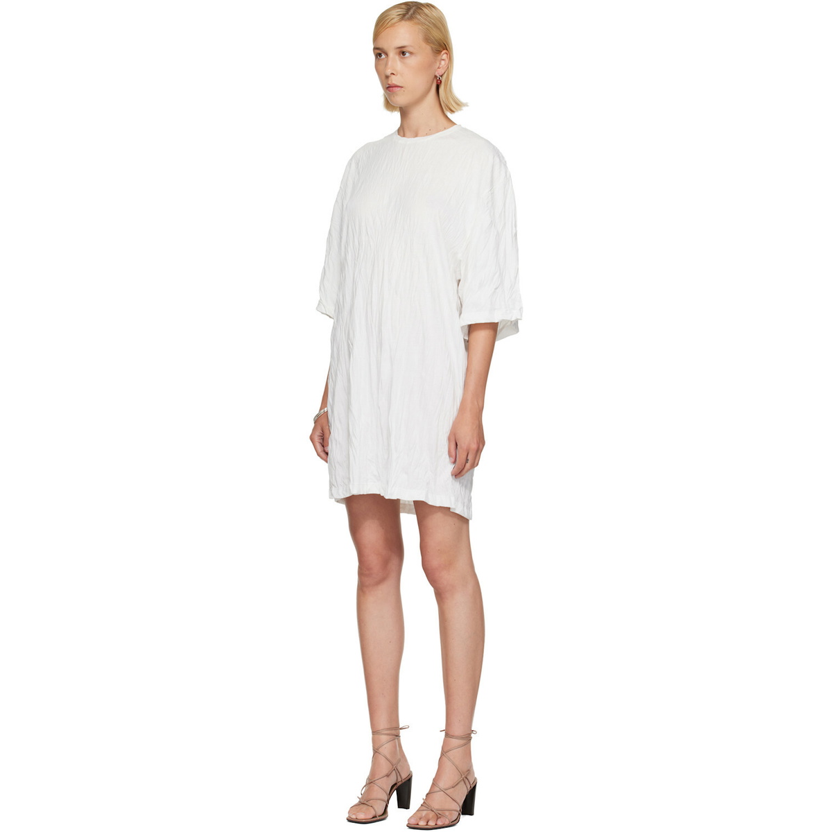 TOTEME White Relaxed Tee Minidress