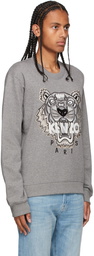 Kenzo Grey Original Tiger Sweatshirt