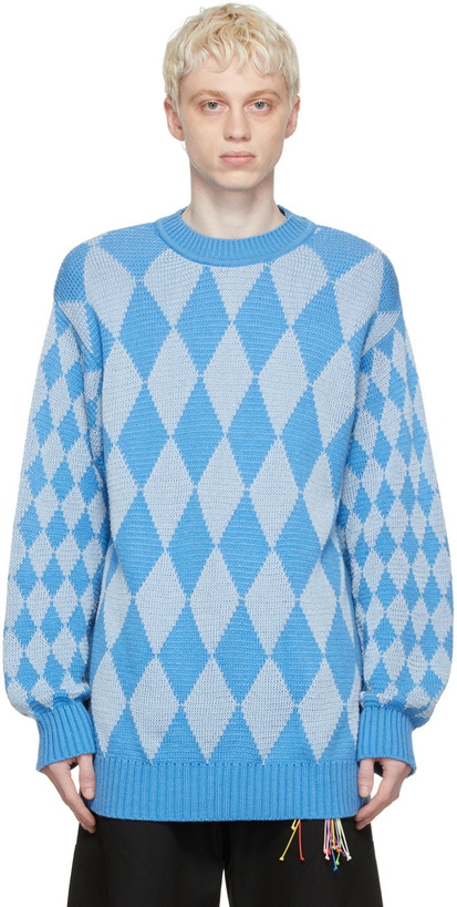 Photo: Marshall Columbia SSENSE Exclusive Blue Sweater