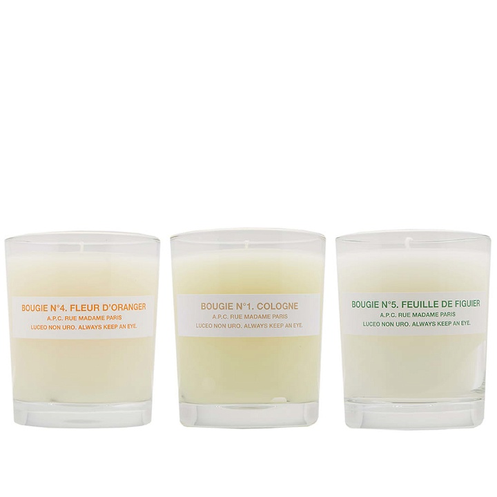 Photo: A.P.C. Small Candle Set