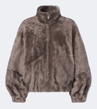 Nour Hammour Cortina shearling jacket