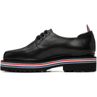 Thom Browne Black Vitello Calf All Terrain Sole Derbys