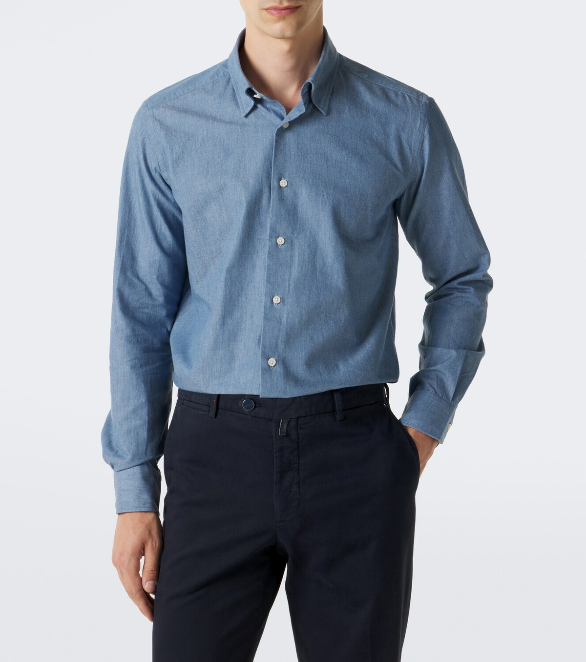 Slowear Cotton chambray shirt
