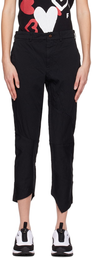 Photo: Comme des Garçons Black Black Bias-Cut Trousers