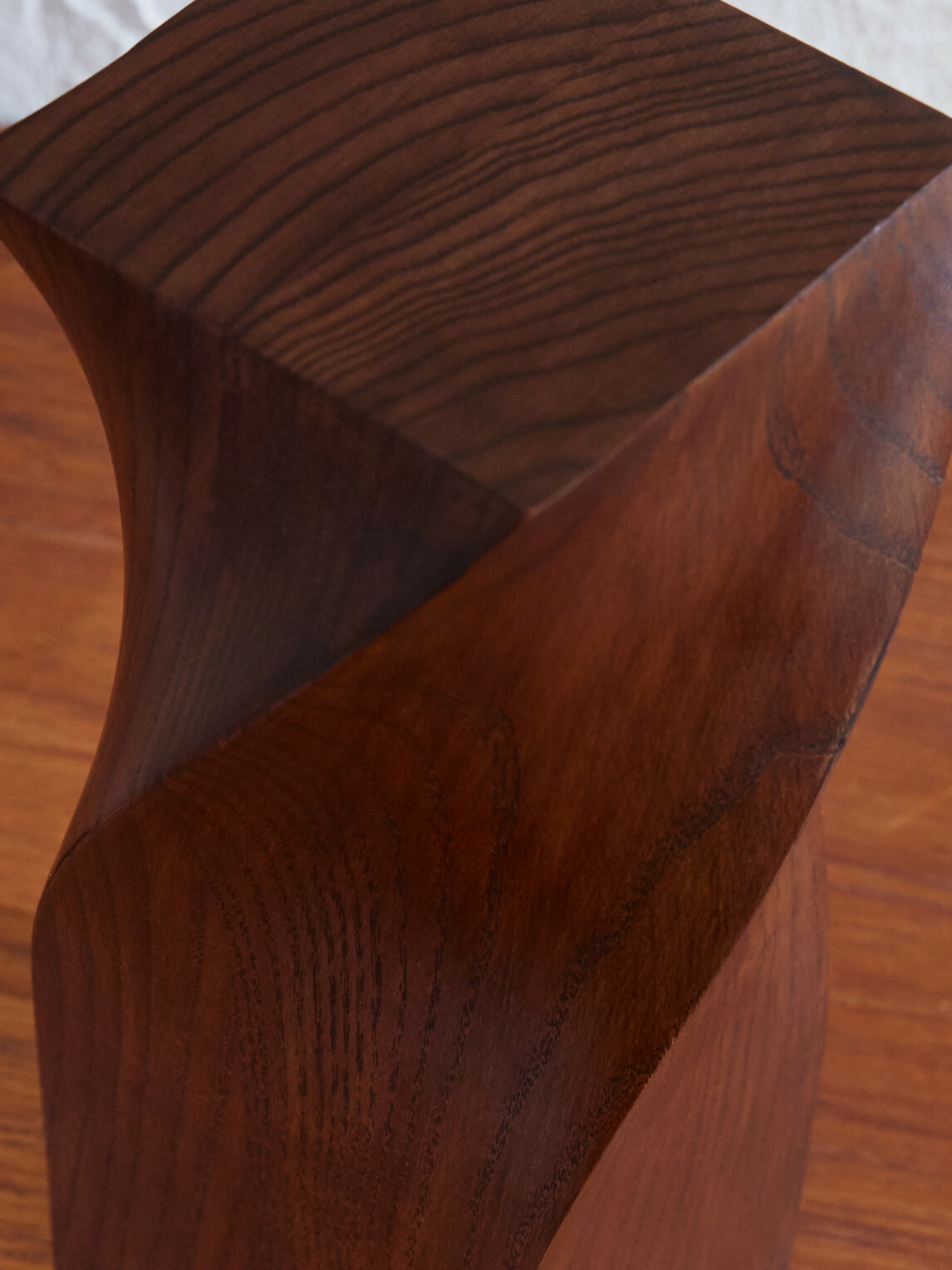 Assouline - Twist Wood and Suede-Trimmed Bookend