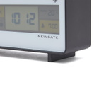 Newgate Clocks Futurama LCD Digital Alarm Clock in Black/White 