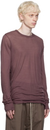 Rick Owens Purple Basic Long Sleeve T-Shirt
