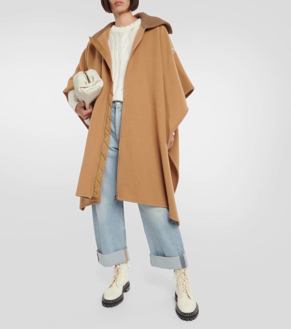 Moncler Wool cape Moncler