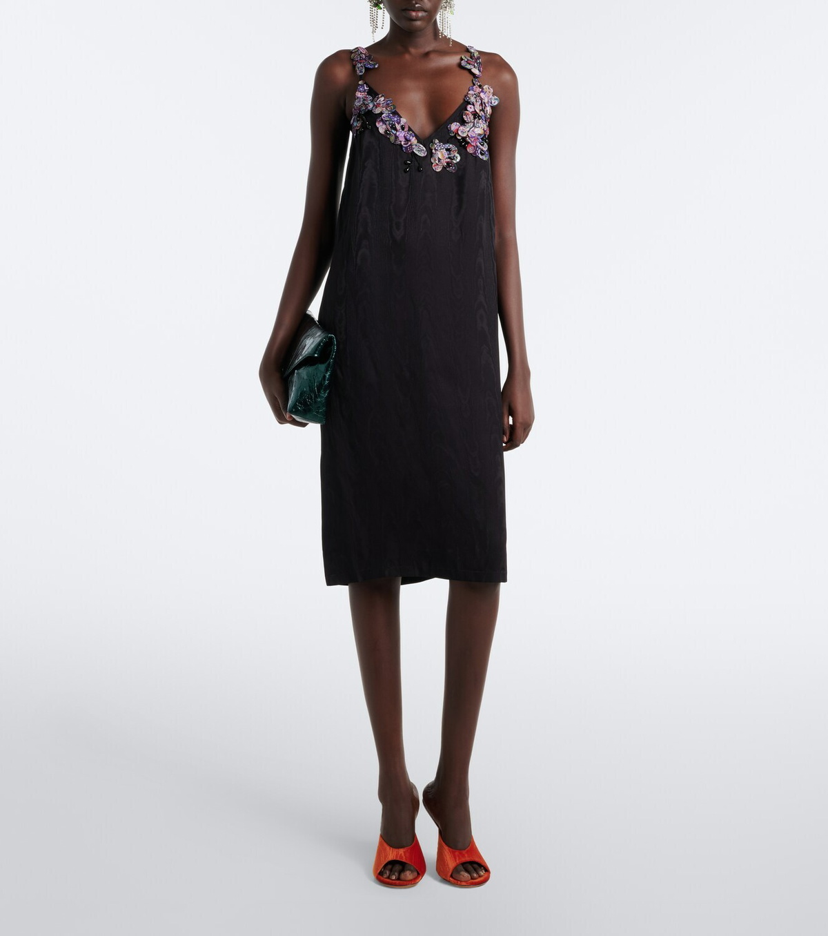 Dries Van Noten Embellished midi dress