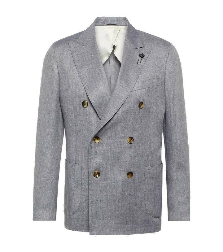 Photo: Lardini Cashmere and silk-blend blazer