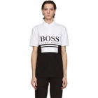 Boss White and Black Pavel Polo
