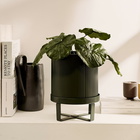 Ferm Living Bau Small Plant Pot in Dark Green