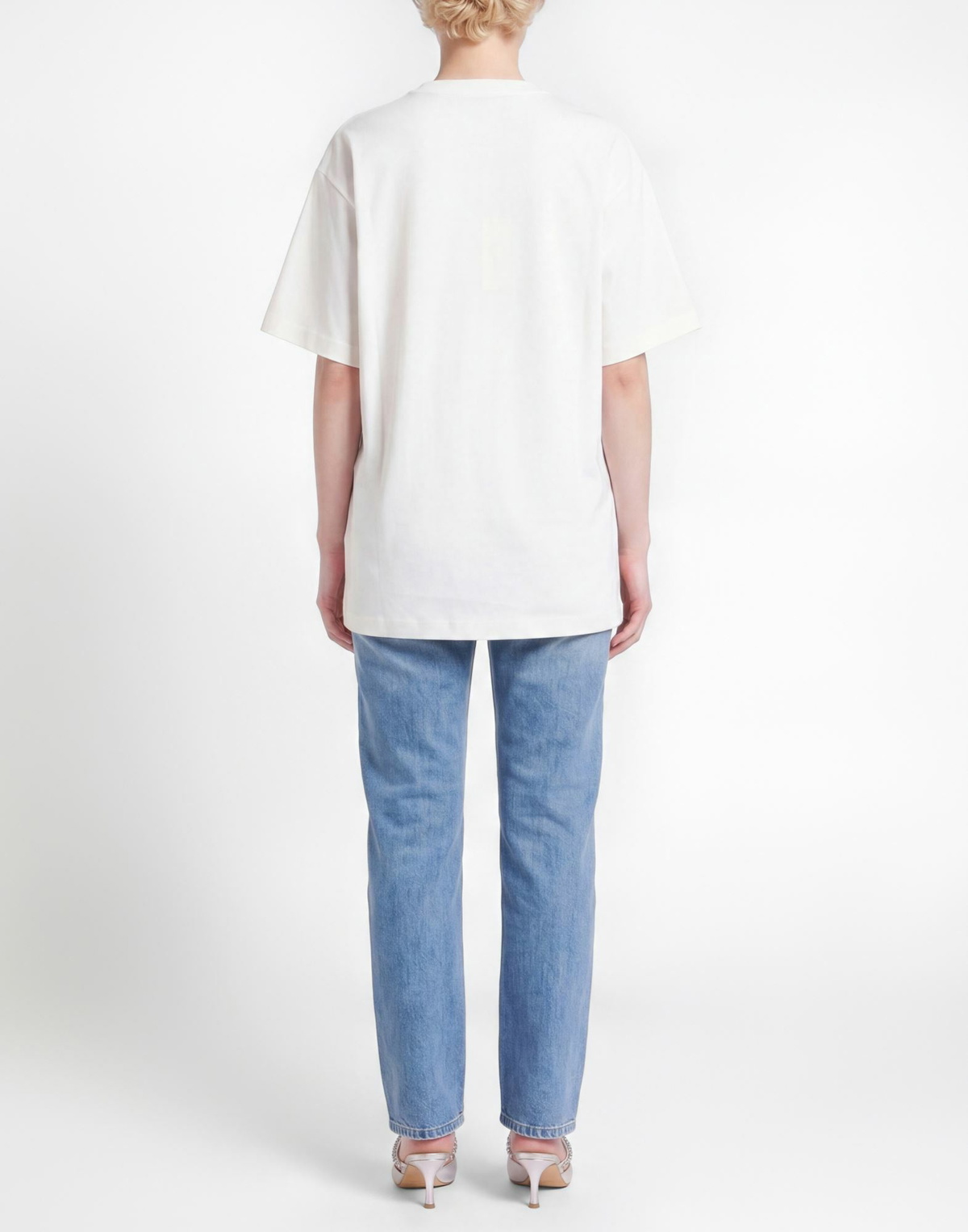 Blumarine Womens T-shirt in Off white