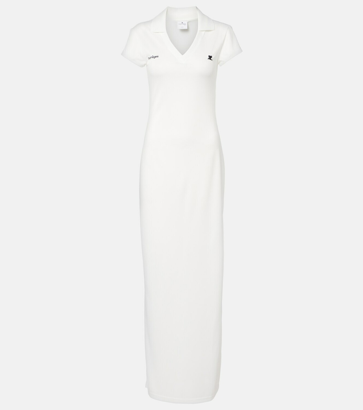 Courrèges Logo polo dress