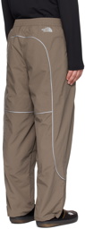 The North Face Brown Tek Piping Wind Trousers