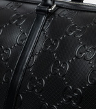 Gucci - GG embossed leather duffel bag