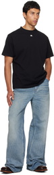 Courrèges Black Oversized T-shirt