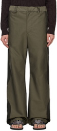 Serapis Black & Gray Split Trousers
