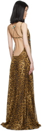La Perla Brown & Black Spirito Libero Cover Up
