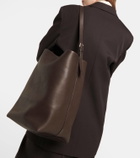 The Row Large leather tote bag